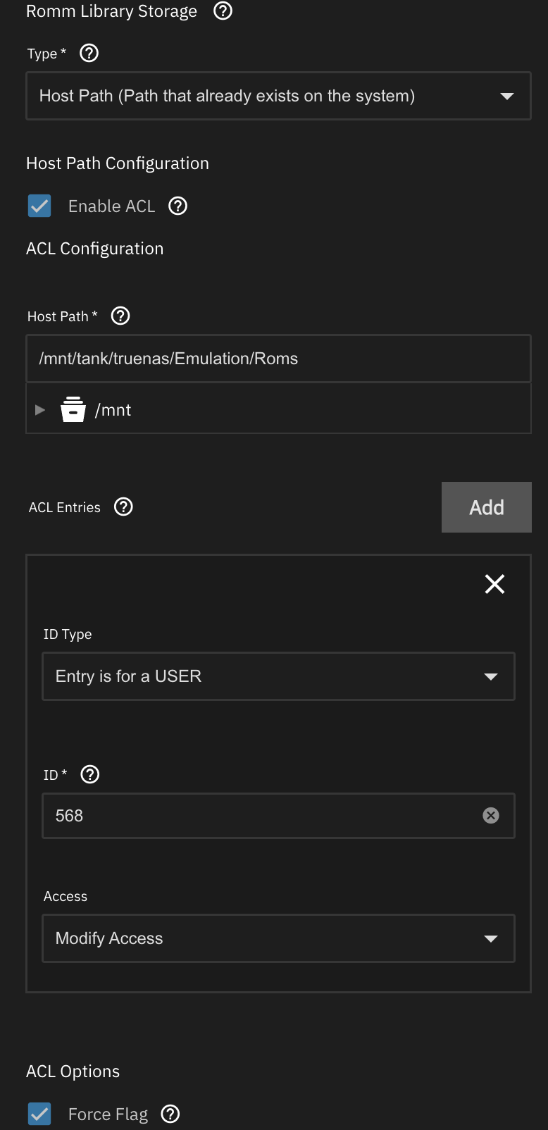 RomM Library Example