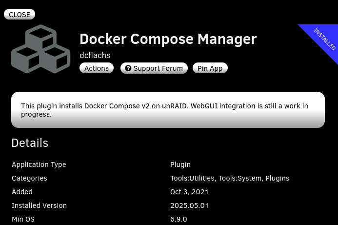 Docker Compose Addon