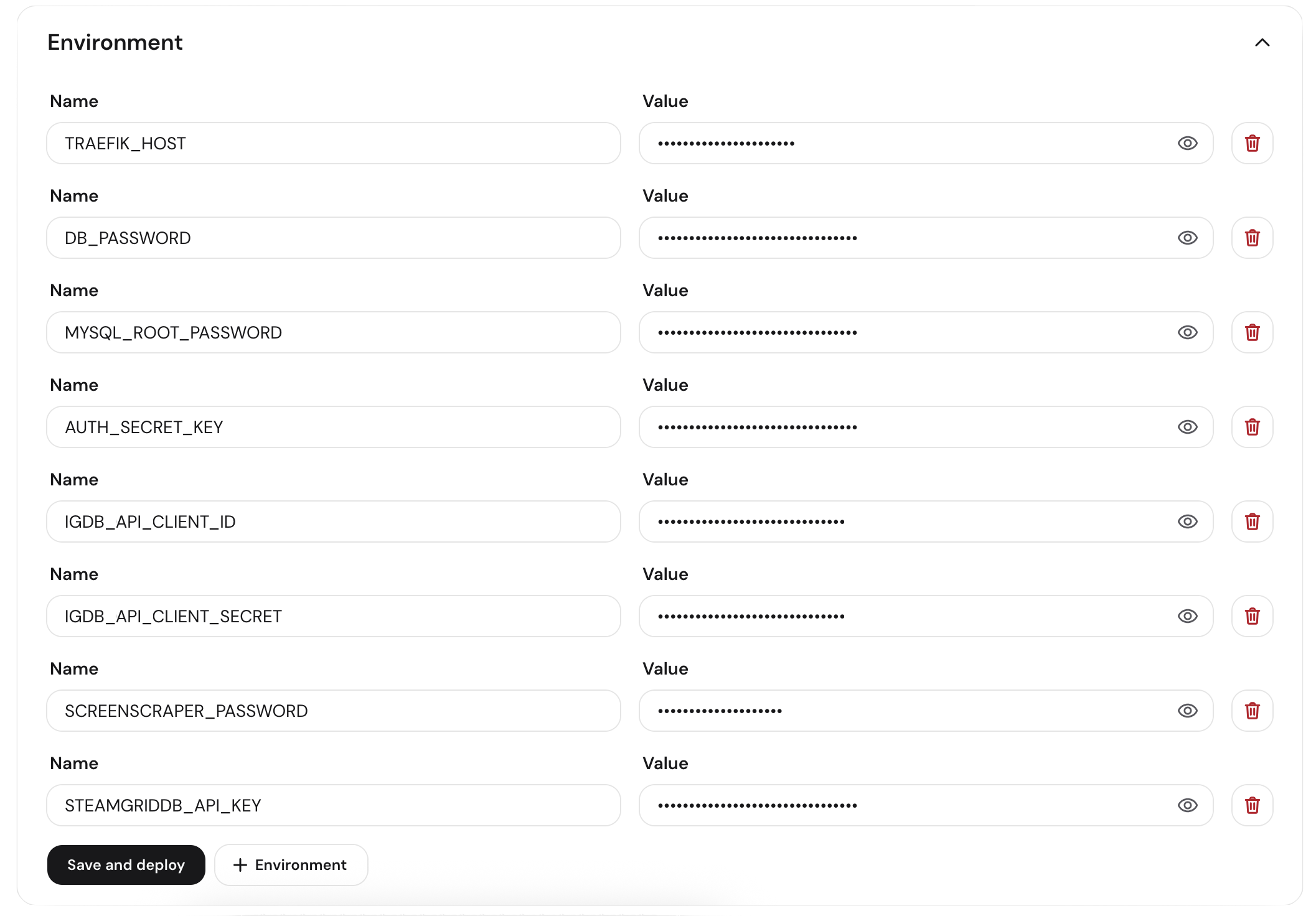 Editing RomM's environment variables in Hostinger